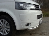 ТСС Защита передняя нижняя (овальная) 75х42 мм VW T5 Multivan 10-