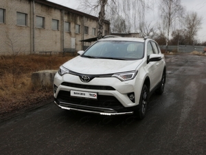 ТСС Защита передняя нижняя (с ДХО) 60, 3 мм TOYOTA (тойота) RAV4/рав 4 15- - Автоаксессуары и тюнинг