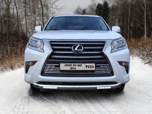 ТСС Защита передняя нижняя (с ходовыми огнями) 76, 1 мм LEXUS (лексус) GX460 13- - Автоаксессуары и тюнинг