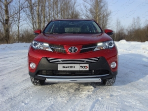 ТСС Защита передняя (овальная) 75х42 мм TOYOTA (тойота) RAV4/рав 4 13- - Автоаксессуары и тюнинг