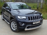 ТСС Защита передняя (овальная короткая) 75х42 мм JEEP (джип) Grand/Грандр Cherokee/чероки 13-