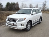 ТСС Защита порогов 42, 4 мм LEXUS (лексус) LX570 07-/12-