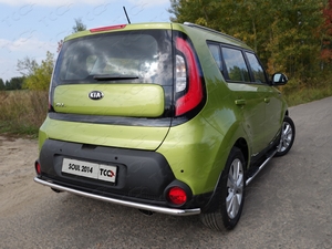 ТСС Защита задняя 42, 4 мм KIA (киа) Soul/Соул 13- - Автоаксессуары и тюнинг