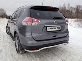 ТСС Защита задняя 42, 4 мм NISSAN (ниссан) X-Trail 14-