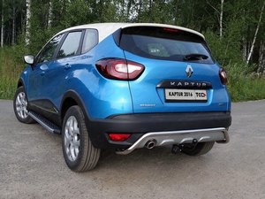 ТСС Защита задняя 42, 4 мм RENAULT (рено) Kaptur 16- - Автоаксессуары и тюнинг