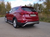 ТСС Защита задняя 60, 3 мм (4WD) HYUNDAI (хендай) Santa FE 15-