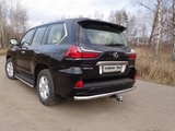 ТСС Защита задняя 60, 3 мм (бензин/дизель) LEXUS (лексус) LX570 15-