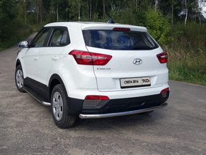 ТСС Защита задняя 60, 3 мм HYUNDAI (хендай) Creta (ix25) 15- - Автоаксессуары и тюнинг