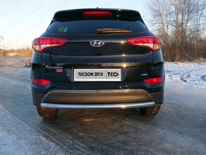 ТСС Защита задняя 60, 3 мм HYUNDAI (хендай) Tucson 16- - Автоаксессуары и тюнинг