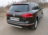 ТСС Защита задняя 60, 3 мм VW Touareg/туарег 14-