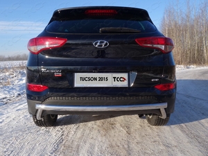 ТСС Защита задняя 60, 3/42, 4 мм HYUNDAI (хендай) Tucson 16- - Автоаксессуары и тюнинг