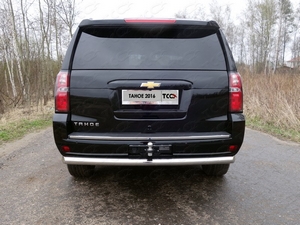 ТСС Защита задняя 76, 1 мм CHEVROLET (шевроле) Tahoe/тахое 15- - Автоаксессуары и тюнинг