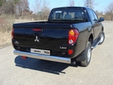 ТСС Защита задняя центральная 120х60 мм MITSUBISHI (митсубиси) L200 14-