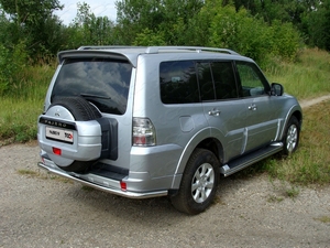 ТСС Защита задняя (центральная) 60, 3 мм MITSUBISHI (митсубиси) Pajero/паджеро V80 07-/11- - Автоаксессуары и тюнинг