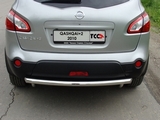 ТСС Защита задняя (центральная) 60,3 мм NISSAN Qashqai+2 09-