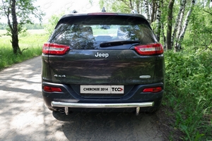 ТСС Защита задняя (центральная) 60, 3/42, 4 мм (Sport, Longitude, Limited) JEEP (джип) Cherokee/чероки 14- - Автоаксессуары и тюнинг