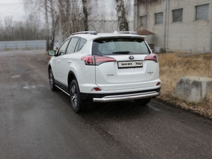 ТСС Защита задняя (центральная) 75х42 мм TOYOTA (тойота) RAV4/рав 4 15- - Автоаксессуары и тюнинг