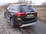 ТСС Защита задняя (длинная) 60, 3 мм MITSUBISHI (митсубиси) Outlander/оутлендер 15-