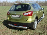 ТСС Защита задняя (овальная) 75х42 мм SUZUKI (сузуки) SX 4 14-