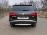 ТСС Защита задняя (овальная) 75х42 мм VW Touareg/туарег 14-