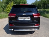 ТСС Защита задняя (уголки) 60, 3 мм KIA (киа) Sorento/Соренто Prime 15-