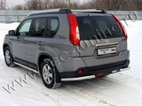 ТСС Защита задняя (уголки) 60, 3 мм NISSAN (ниссан) X-Trail 11-