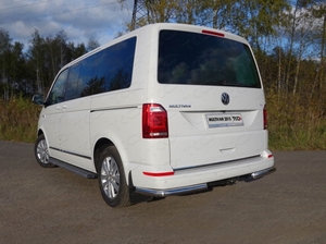 ТСС Защита задняя (уголки) 60, 3 мм VW T6 Multivan 15- - Автоаксессуары и тюнинг