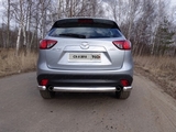 ТСС Защита задняя (уголки) 75х42 мм MAZDA (мазда) CX-5/CX 5 15-