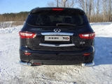 ТСС Защита задняя (уголки) 76, 1 мм INFINITI (инфинити) JX35 13-