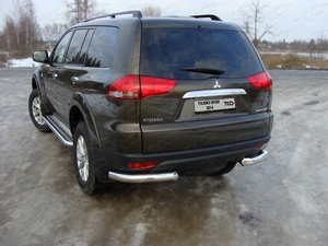 ТСС Защита задняя (уголки) 76, 1 мм MITSUBISHI (митсубиси) Pajero/паджеро Sport 13- - Автоаксессуары и тюнинг