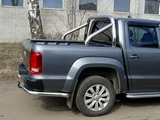 ТСС Защита задняя (уголки) 76, 1 мм VW Amarok/амарок 10-