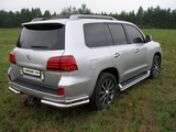 ТСС Защита задняя (уголки) 76, 1/42, 4 мм LEXUS (лексус) LX570 07-