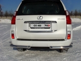 ТСС Защита задняя (уголки) 76, 1х42, 4 мм LEXUS (лексус) GX460 10-